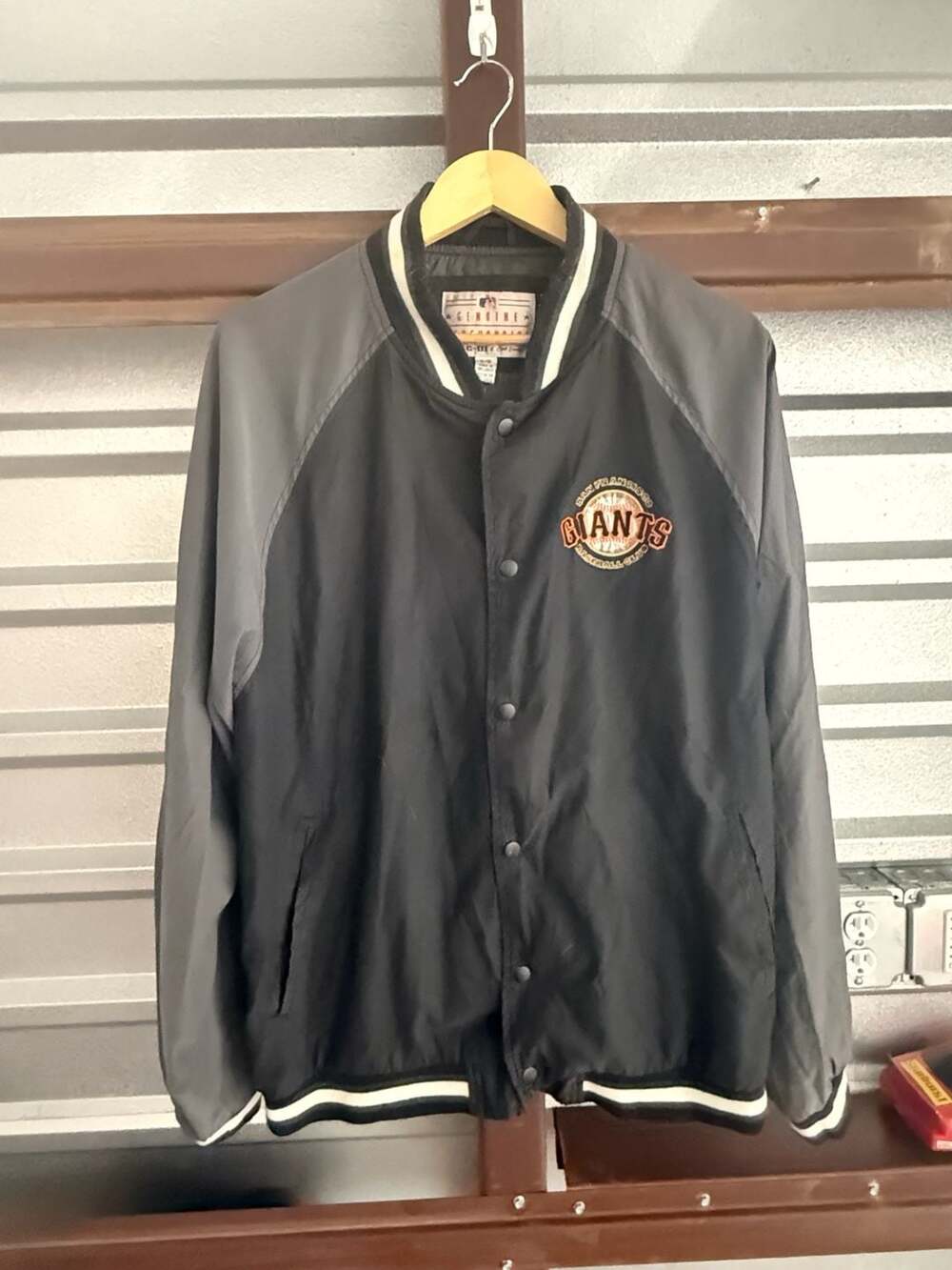 Genuine Merchandise San Francisco Giants Baseball Club Full-Snap Varsity Jacket